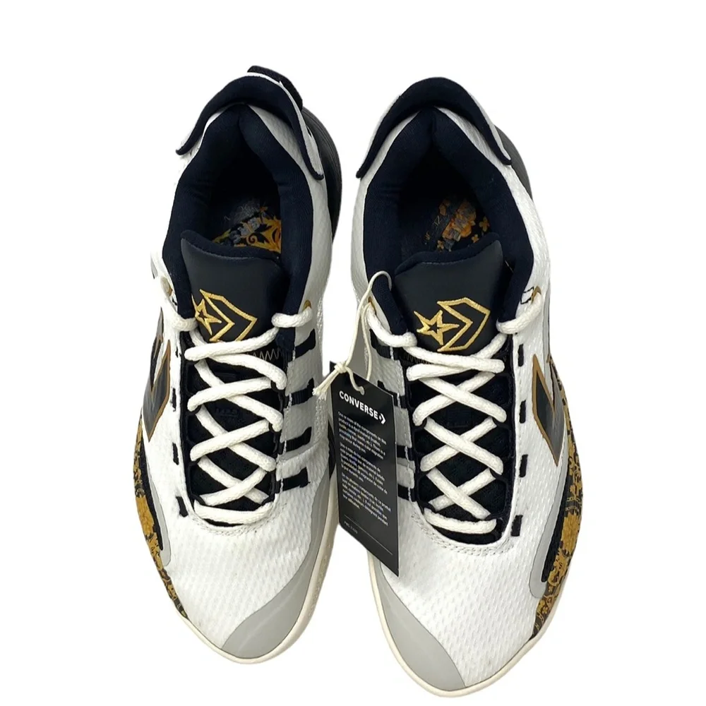 Converse BB Shift Gold White Basketball Sneaker Suede Mesh Women Mid Top A02517C
